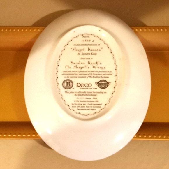 Angel Kisses by Sandra Kruk Collector Plate - Picture 5 of 10
